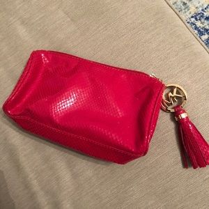 Small Red Michael Kors Makeup Bag